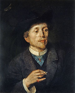 Self portrait, date unknown, National Gallery of Slovenia.